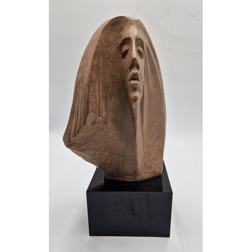 ART DECO Large 26cm SCULPTURE 'STARGAZER' MOUNTED ON A 9cm ART DECO Large 26cm SCULPTURE 'STARGAZER' MOUNTED ON A 9cm