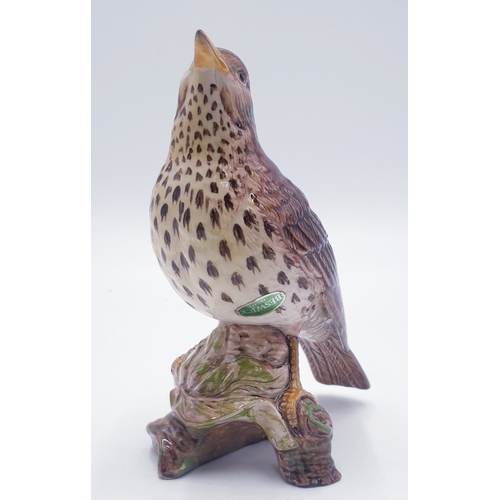 12 - BESWICK Large 14.6cm MODEL OF A SONGTHRUSH Model No 2308 1970/89 (Gloss Colourway) Designed By Mr Al... 