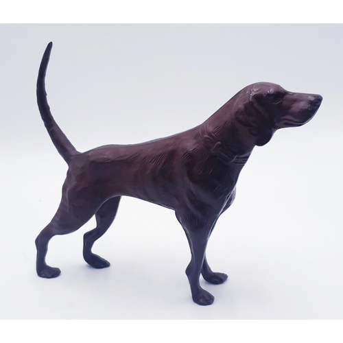 21 - CAST IRON Large 26cm x 24cm MODEL OF A RED SETTER