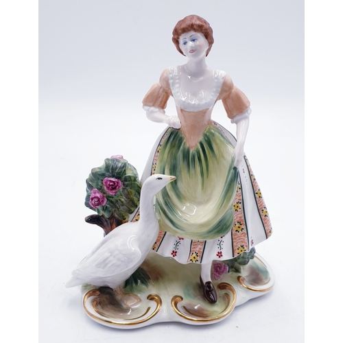 775 - COALPORT CHINA Large 19.7cm 14cm CHARACTER FIGURINE 