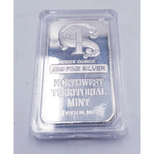 776 - SILVER (One Ounce) INGOT (Cased)