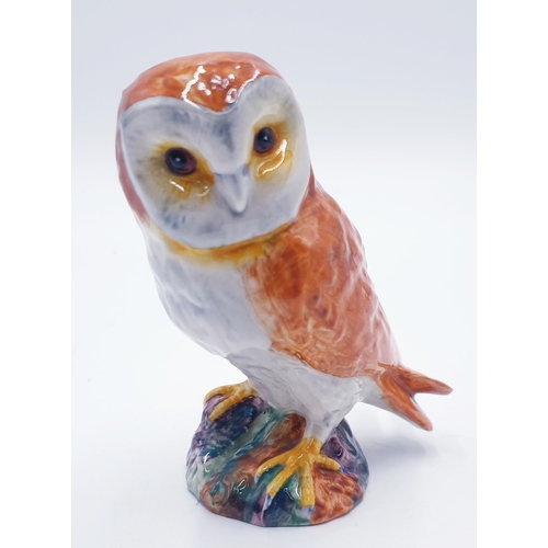 37 - BESWICK Small 11.9cm MODEL OF AN OWL. Model No 2026 (Golden Brown and White.) 1965/2002 Designed by ... 