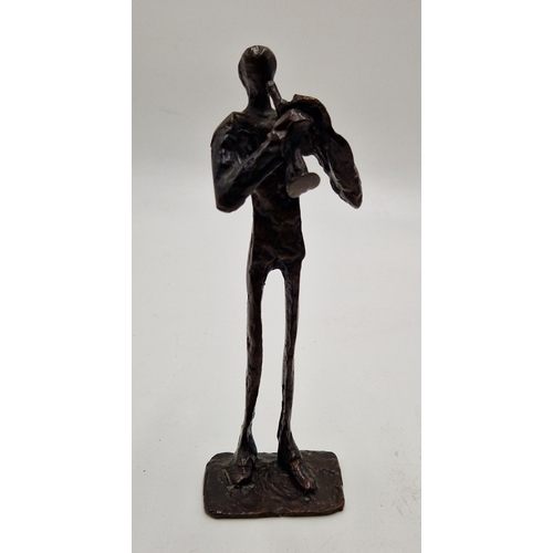 68 - BRONZE Large 18.5cm CHARACTER FIGURINE 