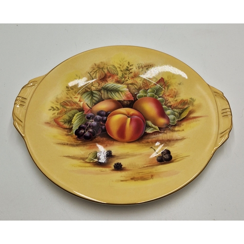 71 - AYNSLEY CHINA BREAD/BUTTER PLATE IN THE ORCHARD GOLD DESIGN