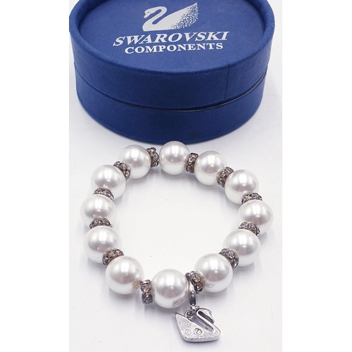 95 - SWAROVSKI COMPONENTS BRACELET (Original Box)