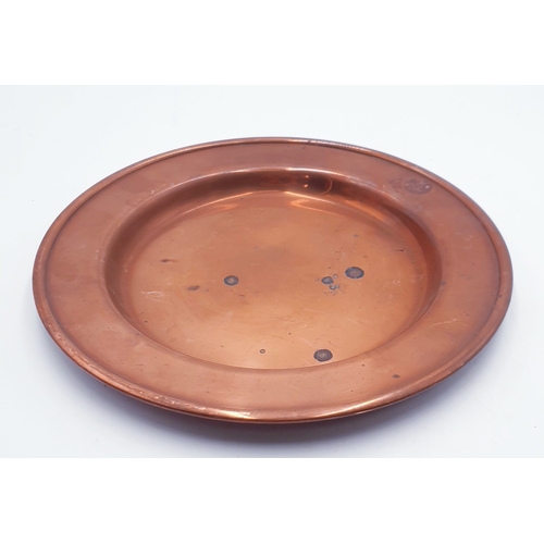 124 - COPPER CHURCH COLLECTION PLATE