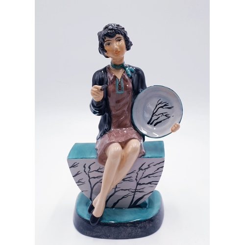 638 - PEGGY DAVIES STUDIO'S 21cm CHARACTER FIGURINE 