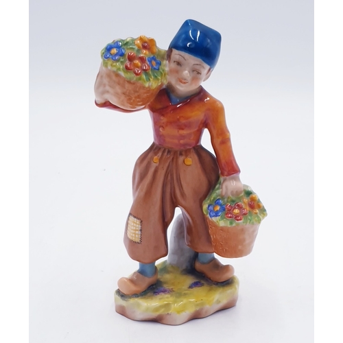 529 - ROYAL WORCESTER CHINA 13.3cm CHARACTER  FIGURINE 