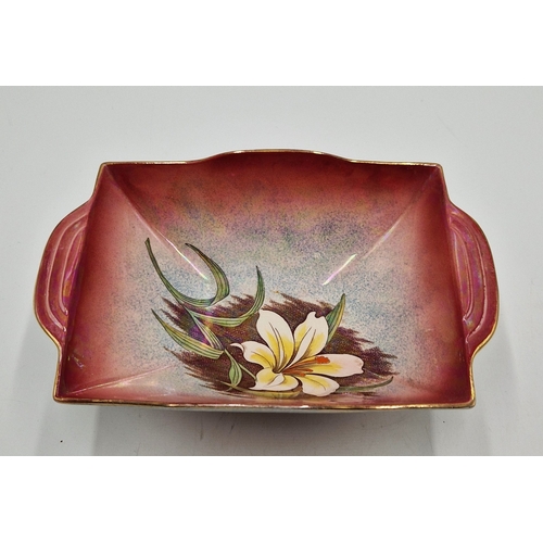 581 - ROYAL WINTON (Grimwades) CHINA (Hand Painted) 20cm x 15cm FOOTED BOWL