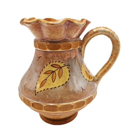 591 - BURGESS & LEIGH (Burleigh Ware) Large 20cm JUG c1930s