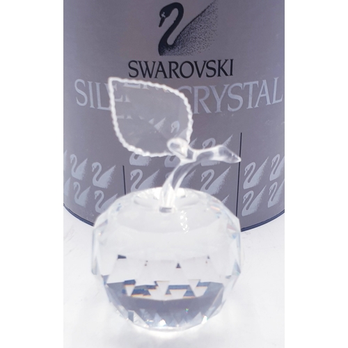 603 - SWAROVSKI CRYSTAL APPLE (Original Box) This retired Swarovski crystal apple was part of the “Sparkli... 