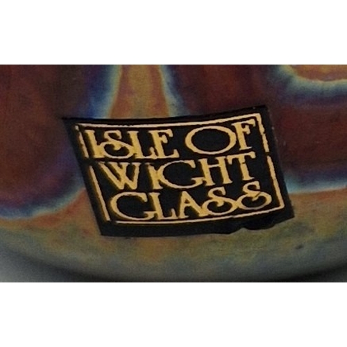 627 - ISLE OF WIGHT GLASS Large 16.5cm VASE