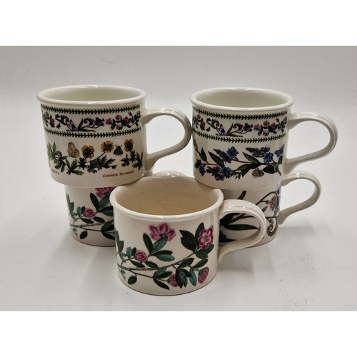 630 - PORTMEIRION MUGS (5) FROM THE BOTANIC GARDEN COLLECTION