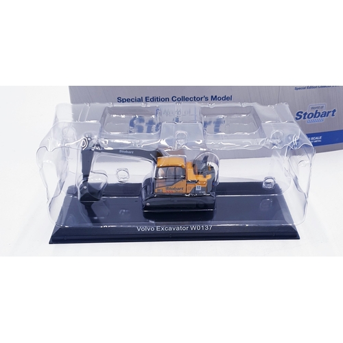 735 - EDDIE STOBART (Special Collectors Edition) MODEL OF A VOLVO EXCAVATOR (Original Box)