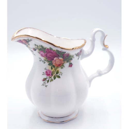 754 - ROYAL ALBERT CHINA Large 18cm PITCHER / JUG IN THE OLD COUNTRY ROSES DESIGN