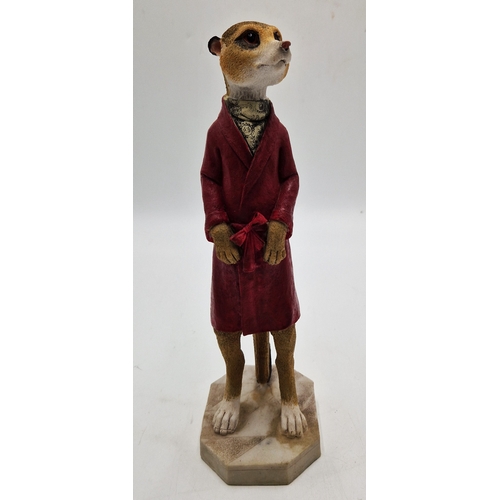 806 - REGENCY FINE ARTS Extra Large 29cm MEERKAT FIGURINE 