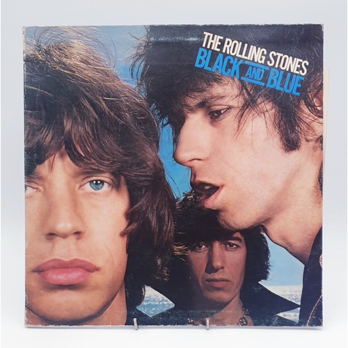 522 - THE ROLLING STONES VINYL ALBUMS (2) 'BLACK AND BLUE'  &  'AROUND AND AROUND'. (German Release SLK 16... 