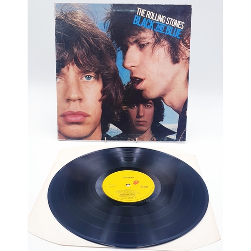 522 - THE ROLLING STONES VINYL ALBUMS (2) 'BLACK AND BLUE'  &  'AROUND AND AROUND'. (German Release SLK 16... 