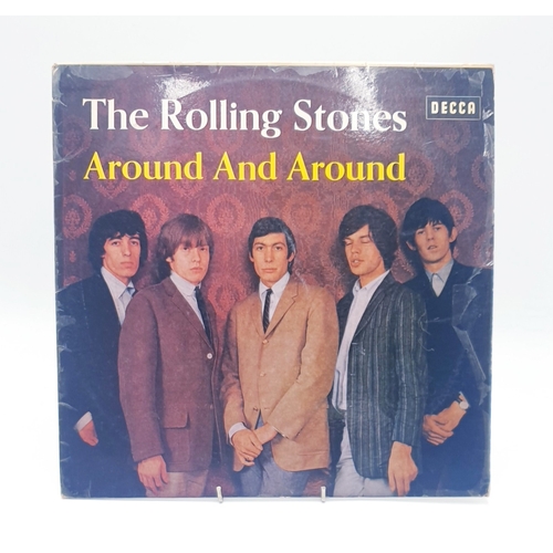 522 - THE ROLLING STONES VINYL ALBUMS (2) 'BLACK AND BLUE'  &  'AROUND AND AROUND'. (German Release SLK 16... 