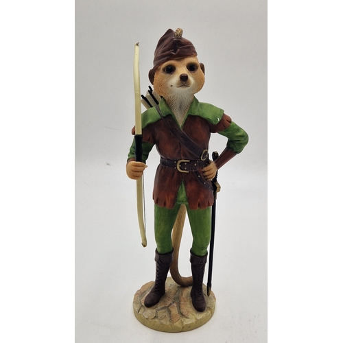 684 - COUNTRY ARTIST Large 27 cm CHARACTER FIGURINE OF A MEERKAT 