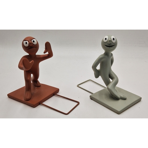 686 - MORPH And CHAS BOOKENDS.
(Morph was created by Peter Lord and David Sproxton to feature in the child... 