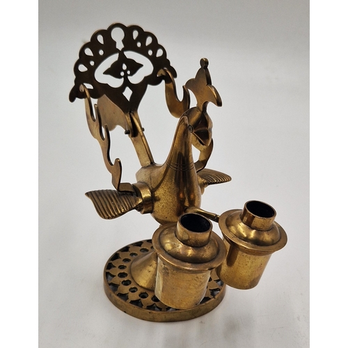 687 - TURKISH BRASS INK & PEN HOLDER