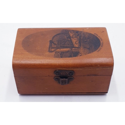 17 - MAUCHLINE WARE TRINKET BOX