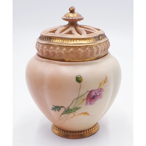 32 - ROYAL WORCESTER BLUSH IVORY POT POURRI