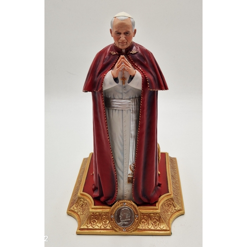 73 - RESIN Extra Large 26cm x 18cm CHARACTER FIGURINE OF THE POPE 