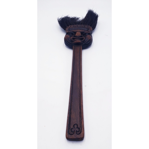 90 - FOLK ART BILTMORE INDUSTRIES GOLLIWOG BROOM (Old)