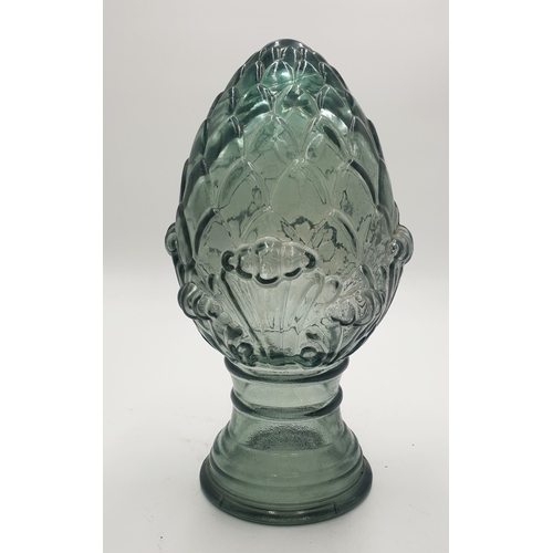 111 - GLASS Extra Large 30cm ARTICHOKE FINIAL