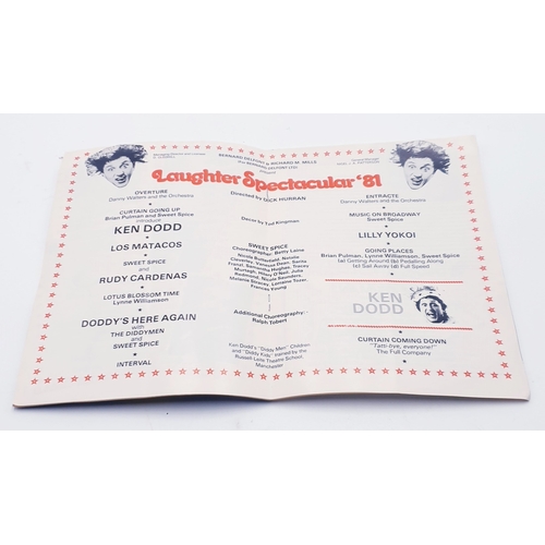 126 - OPERA HOUSE BLACKPOOL KEN DODD LAUGHTER SPECTACULAR 81 PROGRAMME