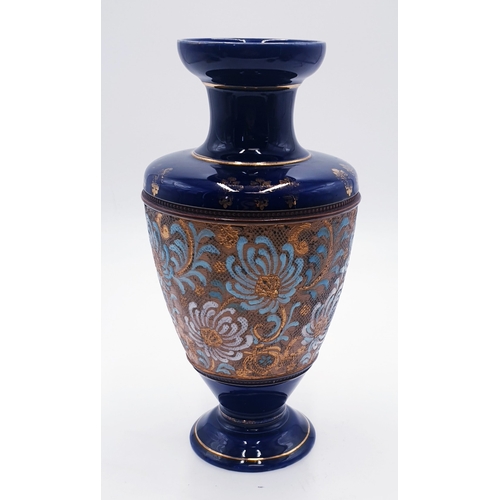 274 - ROYAL DOULTON LAMBETH 6.5cm VASE c1910