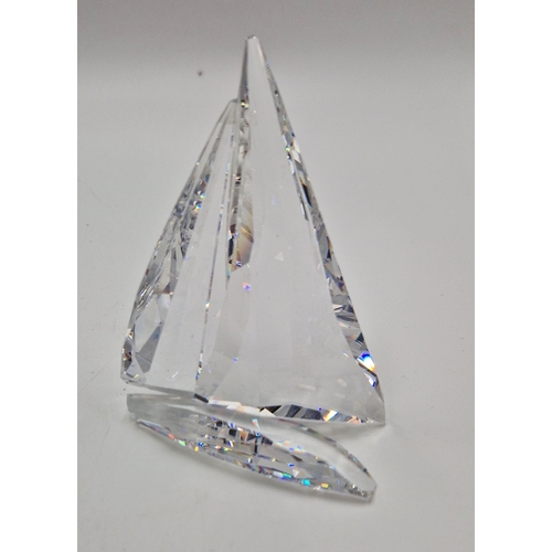 286 - SWAROVSKI CRYSTAL SAILING LEGEND (Original Box) This retired Swarovski crystal sailing legend was pa... 