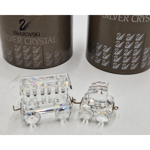 291 - SWAROVSKI CRYSTAL TRAIN CARRIAGES (2) (Original Boxes)