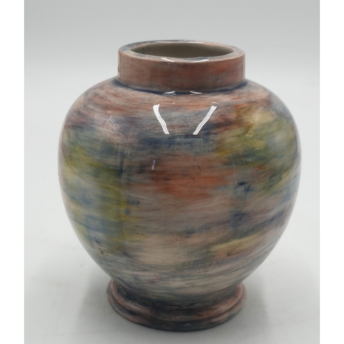 349 - ELITE POTTERY 12.5cm (Hand Painted) VASE Signed By Derek Powell (B.1937)