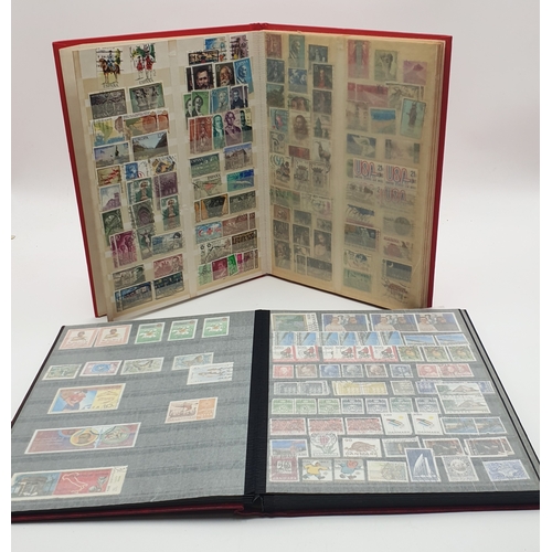 379 - STAMP ALBUMS (2) (Both With Wide Spectrum Of Various Stamps Of The World ,One Album Has Approx 800 ,... 