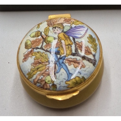 430 - CRUMMELS ENAMELS TRINKET BOX 