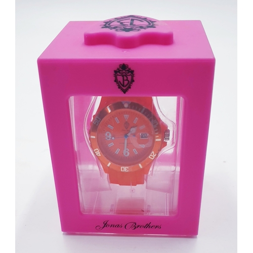 460 - JONAS BROTHERS WRIST WATCH (As New,Original Box)