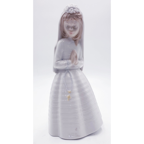 462 - LLADRO (Nao) Large 23cm CHARACTER FIGURINE OF A BRIDE