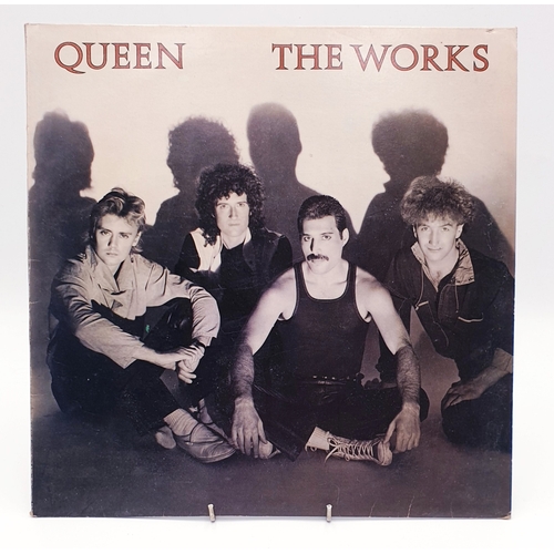 519 - QUEEN VINYL ALBUM 'THE WORKS'. (EMI Label) Europe 1984. Inner Printed Lyrics Sleeve.