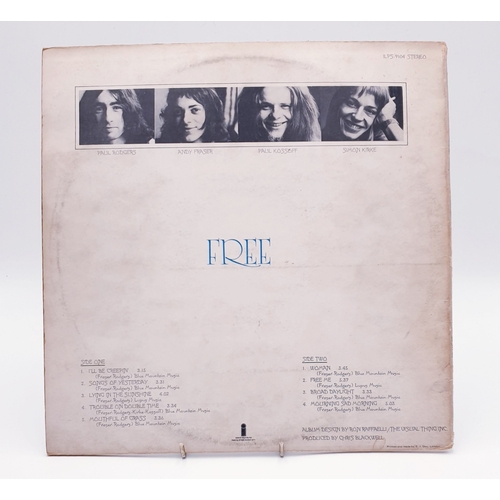 521 - FREE VINYL ALBUM 'FREE'. (Island Records) UK 1969 Gatefold Cover  (Vinyl Looks Ok)