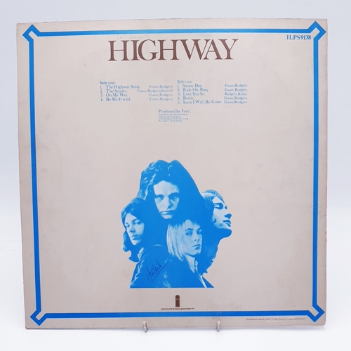 522 - FREE VINYL ALBUM 'HIGHWAY'. (Island Records) UK 1970. (Matte Sleeve With Embossed Picture On Back, P... 