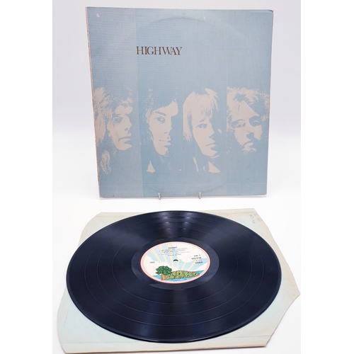 522 - FREE VINYL ALBUM 'HIGHWAY'. (Island Records) UK 1970. (Matte Sleeve With Embossed Picture On Back, P... 