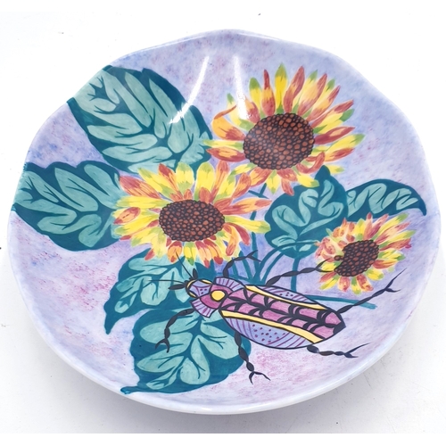 535 - PAULINE DOGGER (Hand Painted) Large 25cm x 19cm  BOWL