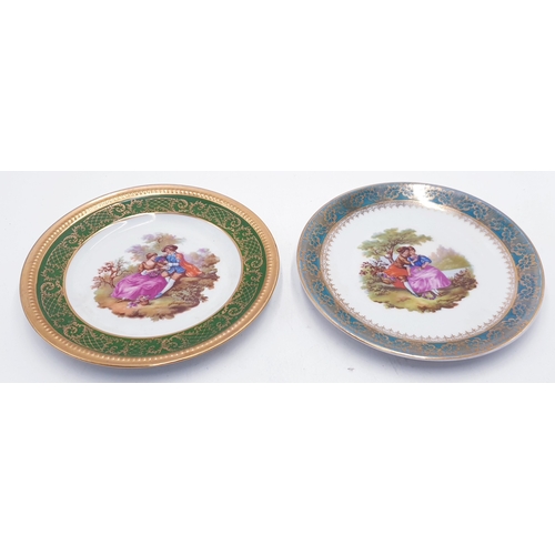 538 - LIMOGES PORCELAIN 17cm Dia PLATES (2)