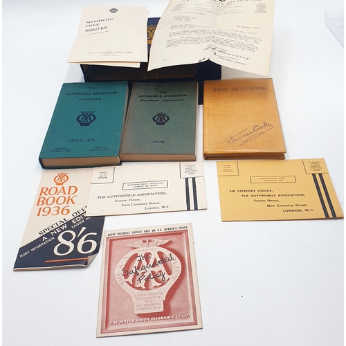 543 - A.A. MEMBERS Plus PAPERWORK,BOOKS,Etc c1930s