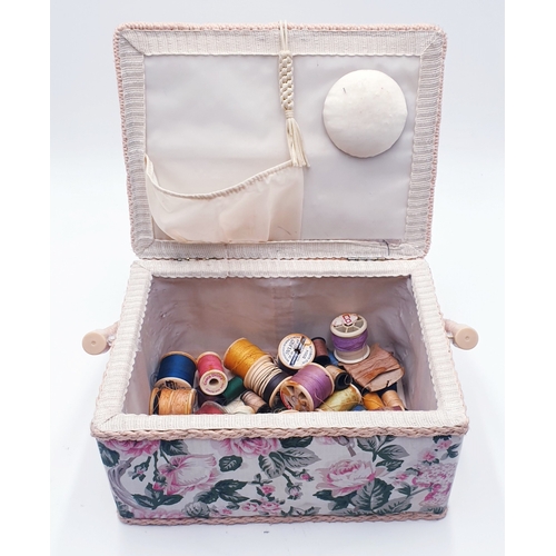 577 - SEWING BOX And CONTENTS