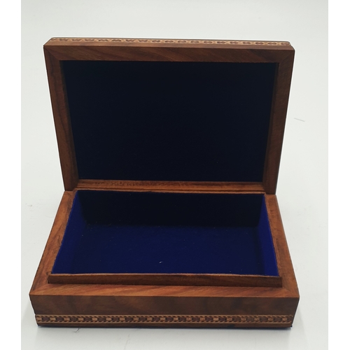 583 - WOODEN KHATUM ISLAMIC JEWELLERY BOX