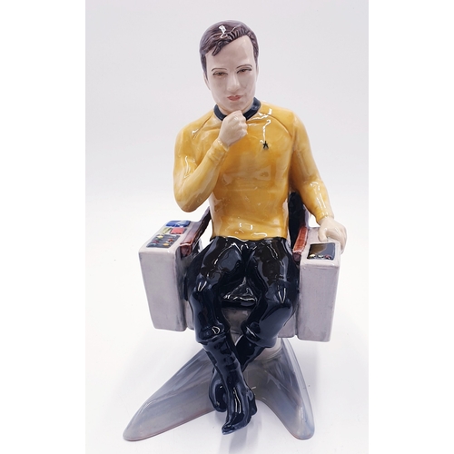 659 - PEGGY DAVIES CERAMICS (For Kevin Francis) Large 21.5cm x 18cm  STAR TREK CHARACTER TOBY JUG  